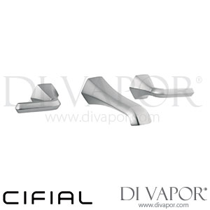 Cifial 31110HM.U Hexa Lever 3 Hole Wall Basin Mixer Tap Spare Parts